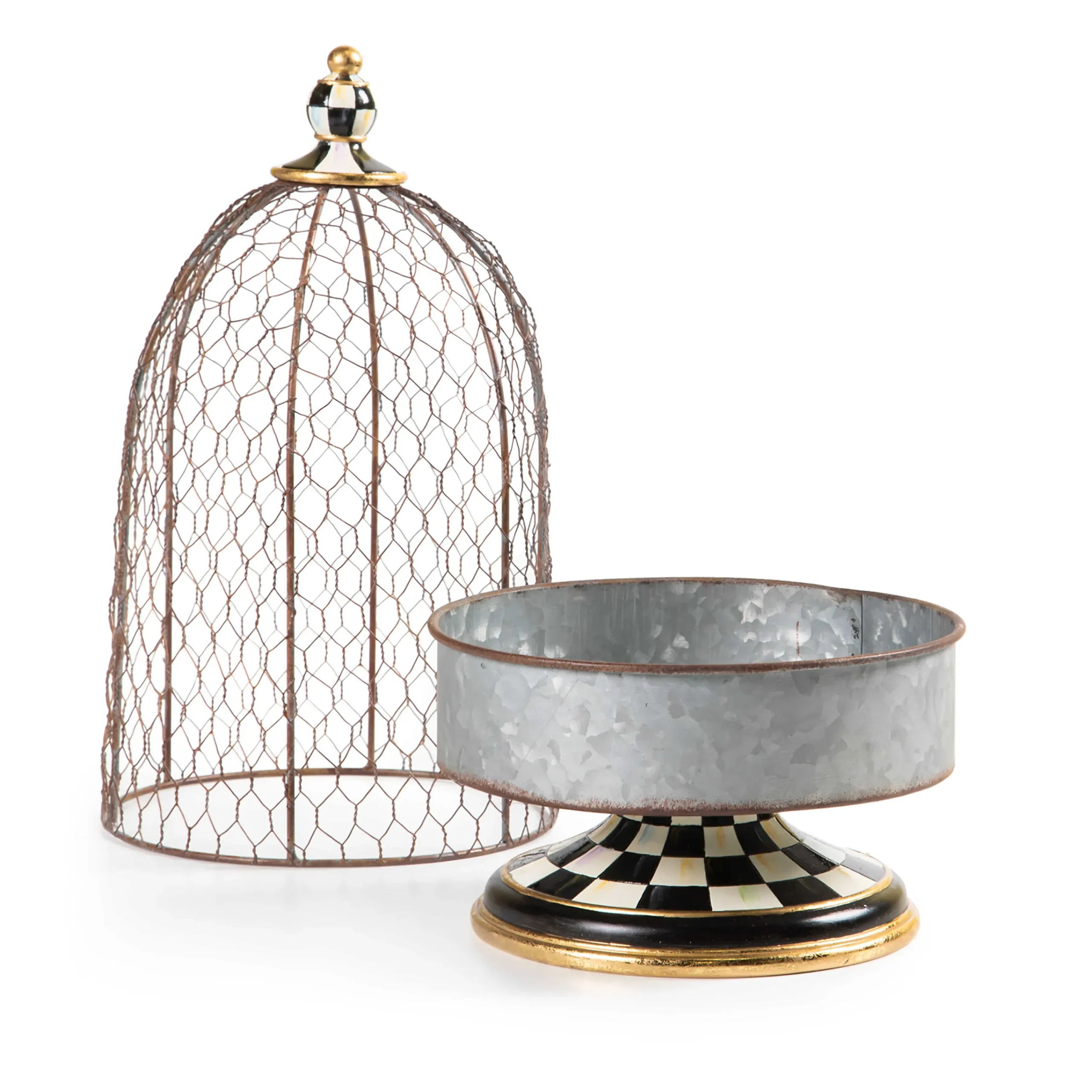 MacKenzie-Childs Courtly Tin Cloche* Outdoor Entertaining