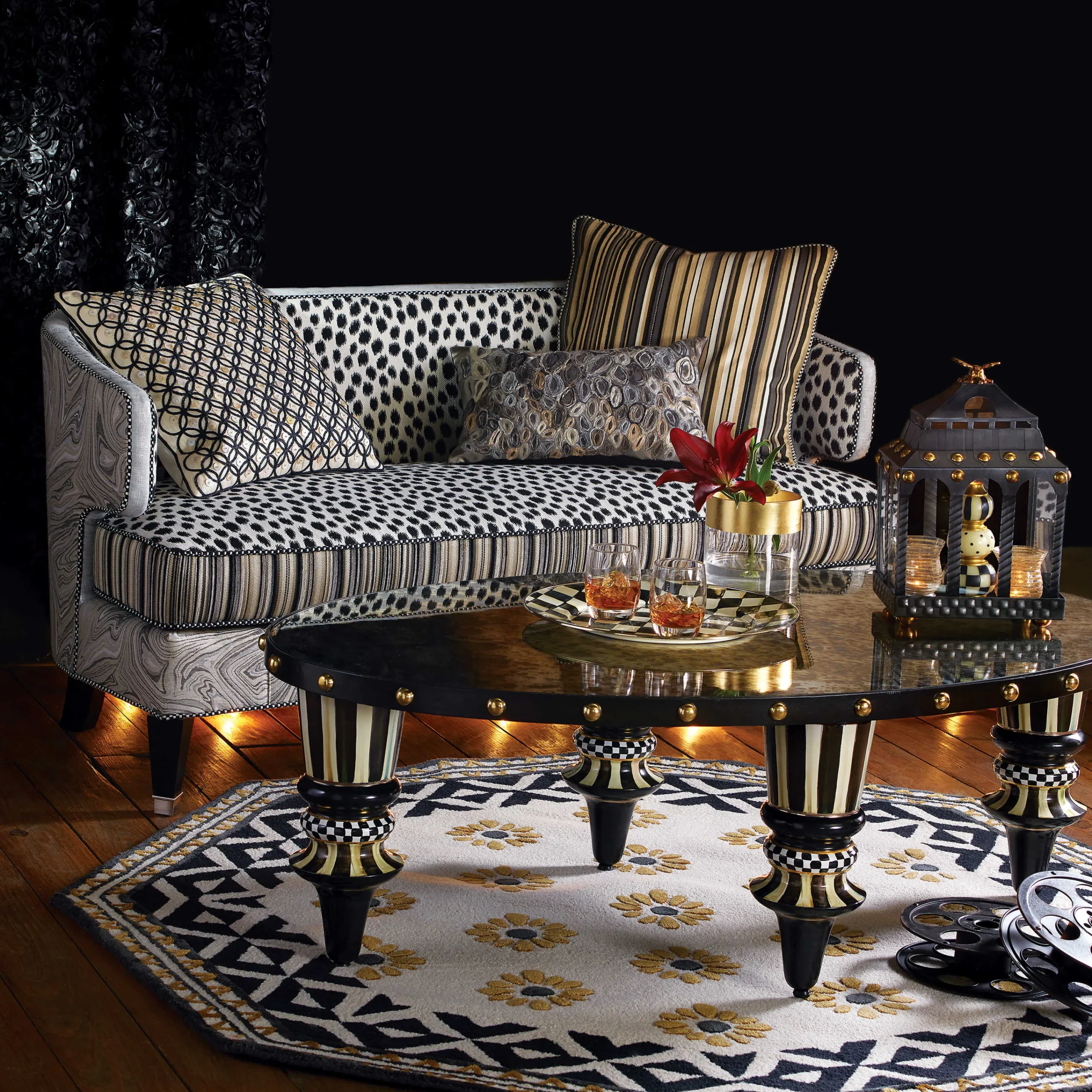 MacKenzie-Childs Crazy Daisy Rug - 5'6" Octagon* Rugs