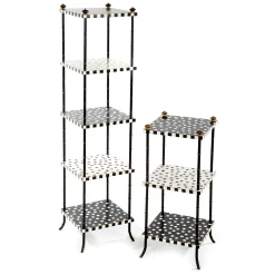 MacKenzie-Childs Dot Three Tier Table* Room Accents