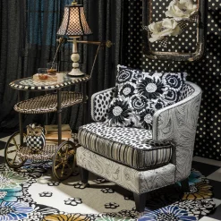 MacKenzie-Childs Dotography Bar Cart* Living Room