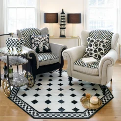 MacKenzie-Childs Dotography Bar Cart* Living Room