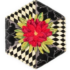 MacKenzie-Childs Evenfall Footstool* Living Room