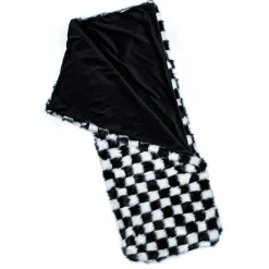 MacKenzie-Childs Fab Fur Check Throw* Pillows, Throws, & Cushions