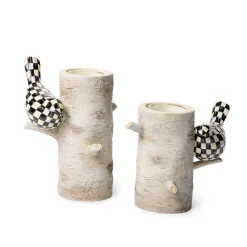 MacKenzie-Childs Farmhouse Birch Tealight Holder - Tall* Candles & Fragrances