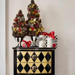 MacKenzie-Childs Farmhouse Birch Tealight Holder - Short* Candles & Fragrances