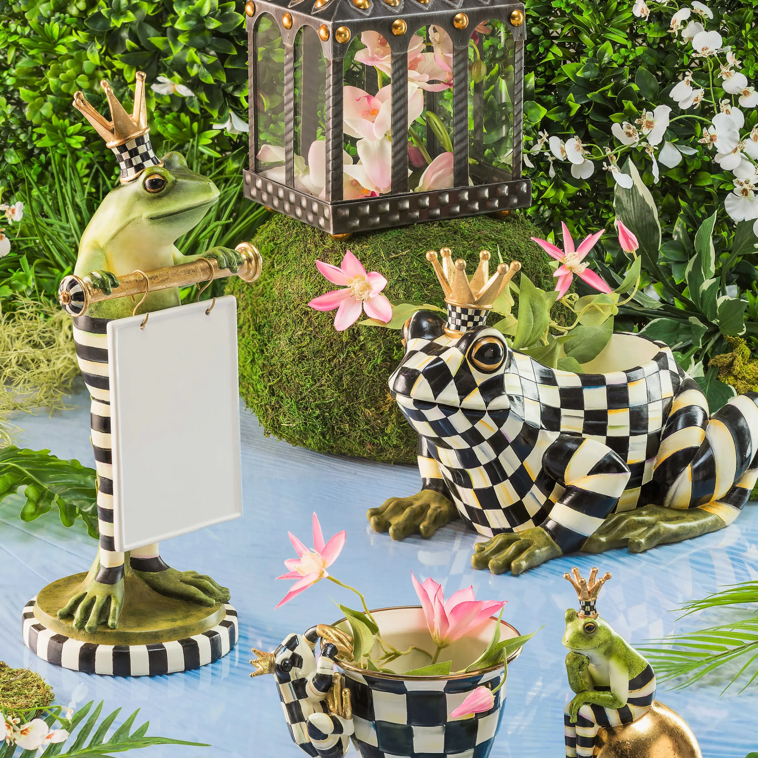 MacKenzie-Childs Fergal Frog On Ball* Room Accents