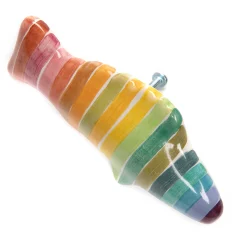 MacKenzie-Childs Fish Knob Right - Rainbow* Room Accents