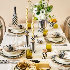 MacKenzie-Childs Fishnet Dinner Candles - Gold - Set Of 2* Candles & Fragrances