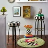 MacKenzie-Childs Flatiron Bar Stool - Black* Dining Room & Kitchen