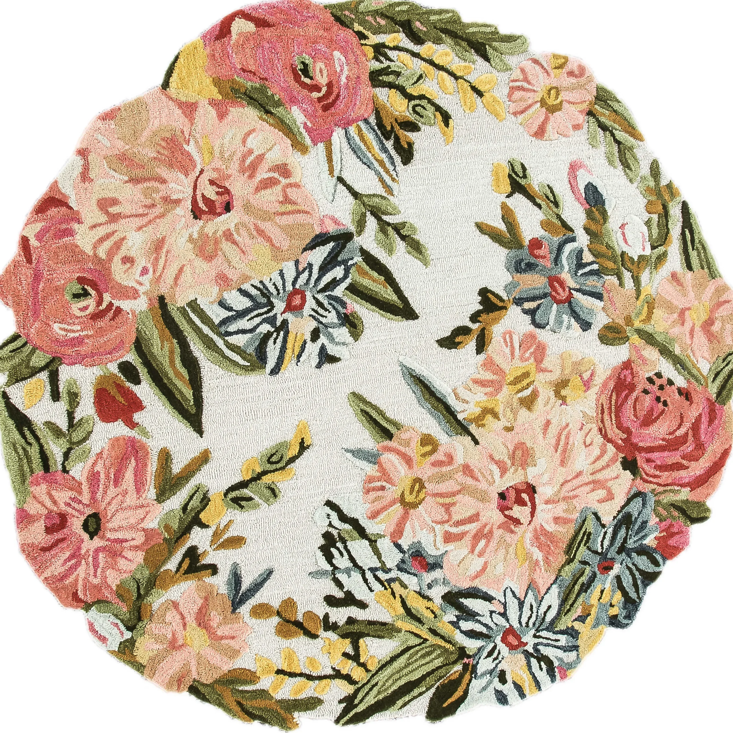 MacKenzie-Childs Flower Garden Rug - 6' Round* Rugs