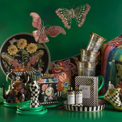 MacKenzie-Childs Flower Market 2 Quart Tea Kettle - Black* Tea Kettles