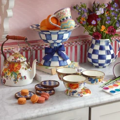 MacKenzie-Childs Flower Market 2 Quart Tea Kettle - White* Tea Kettles