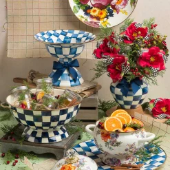 MacKenzie-Childs Flower Market Abundant Bowl - White* Outdoor Entertaining