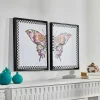 MacKenzie-Childs Flower Market Butterfly Wall Art - Set Of 2* Room Accents