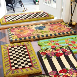 MacKenzie-Childs Flower Market Double Door Entrance Mat* Outdoor Rugs & Mats