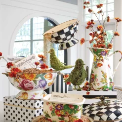 MacKenzie-Childs Flower Market Everything Bowl - White* Outdoor Entertaining