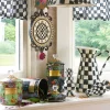 MacKenzie-Childs Flower Market Large Canister - Black* Room Accents