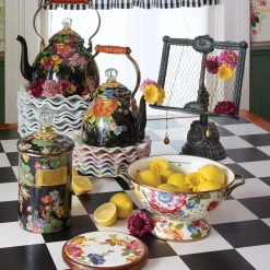 MacKenzie-Childs Flower Market Large Colander - White* Kitchen Utensils & Tools