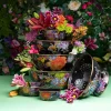 MacKenzie-Childs Flower Market Large Everyday Bowl - Black* Serveware