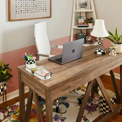 MacKenzie-Childs Flower Market Mini Canister - White* Room Accents