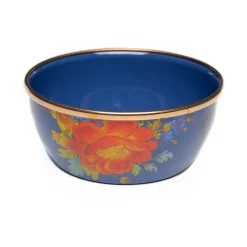 MacKenzie-Childs Flower Market Pinch Bowl - Lapis* Serveware