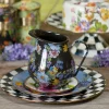 MacKenzie-Childs Flower Market Pitcher - Black* Outdoor Entertaining
