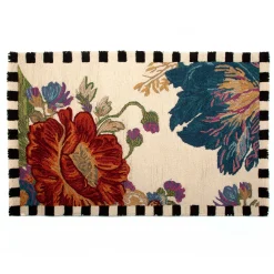 MacKenzie-Childs Flower Market Reflections Rug - 2'3" X 3'9" - Ivory* Rugs