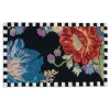 MacKenzie-Childs Flower Market Reflections Rug - Black - 2'3" X 3'9"* Rugs