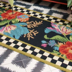 MacKenzie-Childs Flower Market Rug - 2'6" X 8' Runner* Rugs