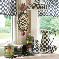 MacKenzie-Childs Flower Market Small Canister - Green* Room Accents