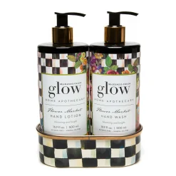 MacKenzie-Childs Flower Market Soap & Lotion Caddy Set* Candles & Fragrances