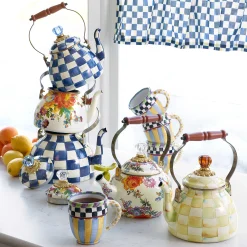 MacKenzie-Childs Flower Market Whistling Tea Kettle* Tea Kettles