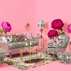 MacKenzie-Childs Flower Show Loveseat* Living Room