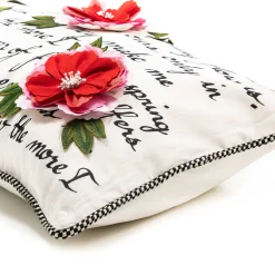 MacKenzie-Childs Flower Show Poetry Pillow* Pillows, Throws, & Cushions