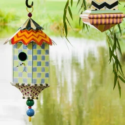 MacKenzie-Childs Flyer'S Folly Birdhouse* Garden Accessories