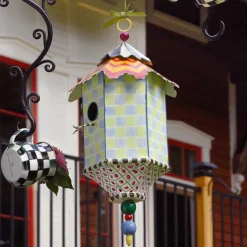 MacKenzie-Childs Flyer'S Folly Birdhouse* Garden Accessories