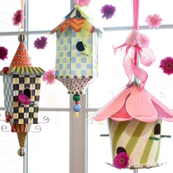 MacKenzie-Childs Flyer'S Folly Birdhouse* Garden Accessories