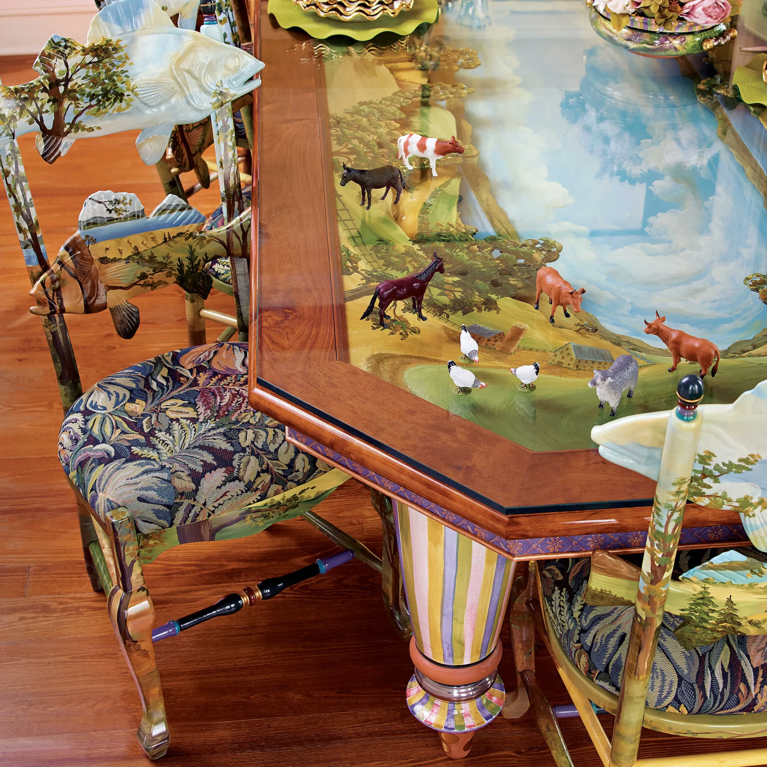 MacKenzie-Childs Forest Fish Chair* Dining Room & Kitchen
