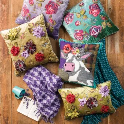 MacKenzie-Childs Frida Cowlo Pillow* Pillows, Throws, & Cushions