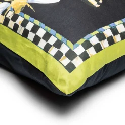 MacKenzie-Childs Frog And Bee Lumbar Pillow* Pillows, Throws, & Cushions