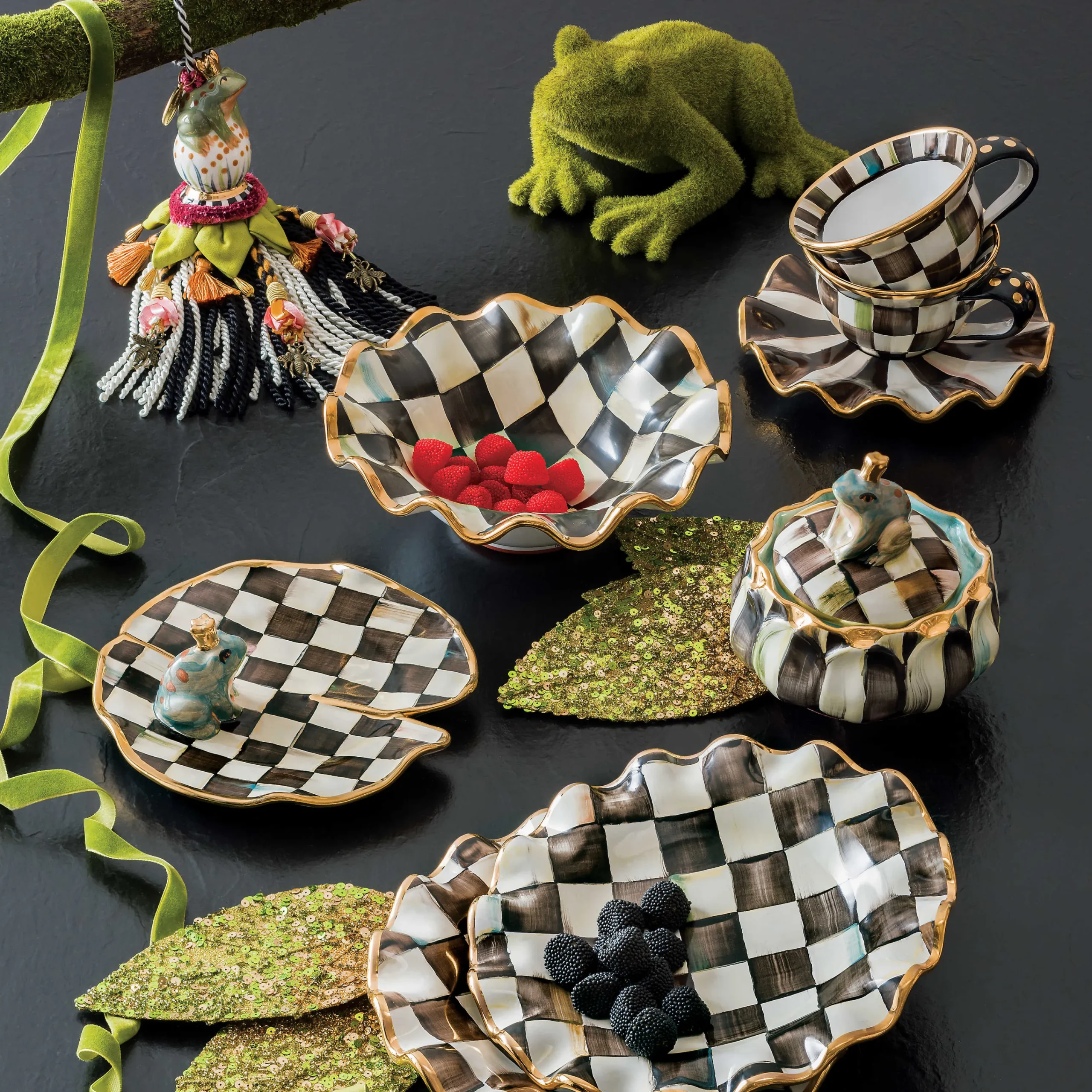 MacKenzie-Childs Frog Tassel* Room Accents