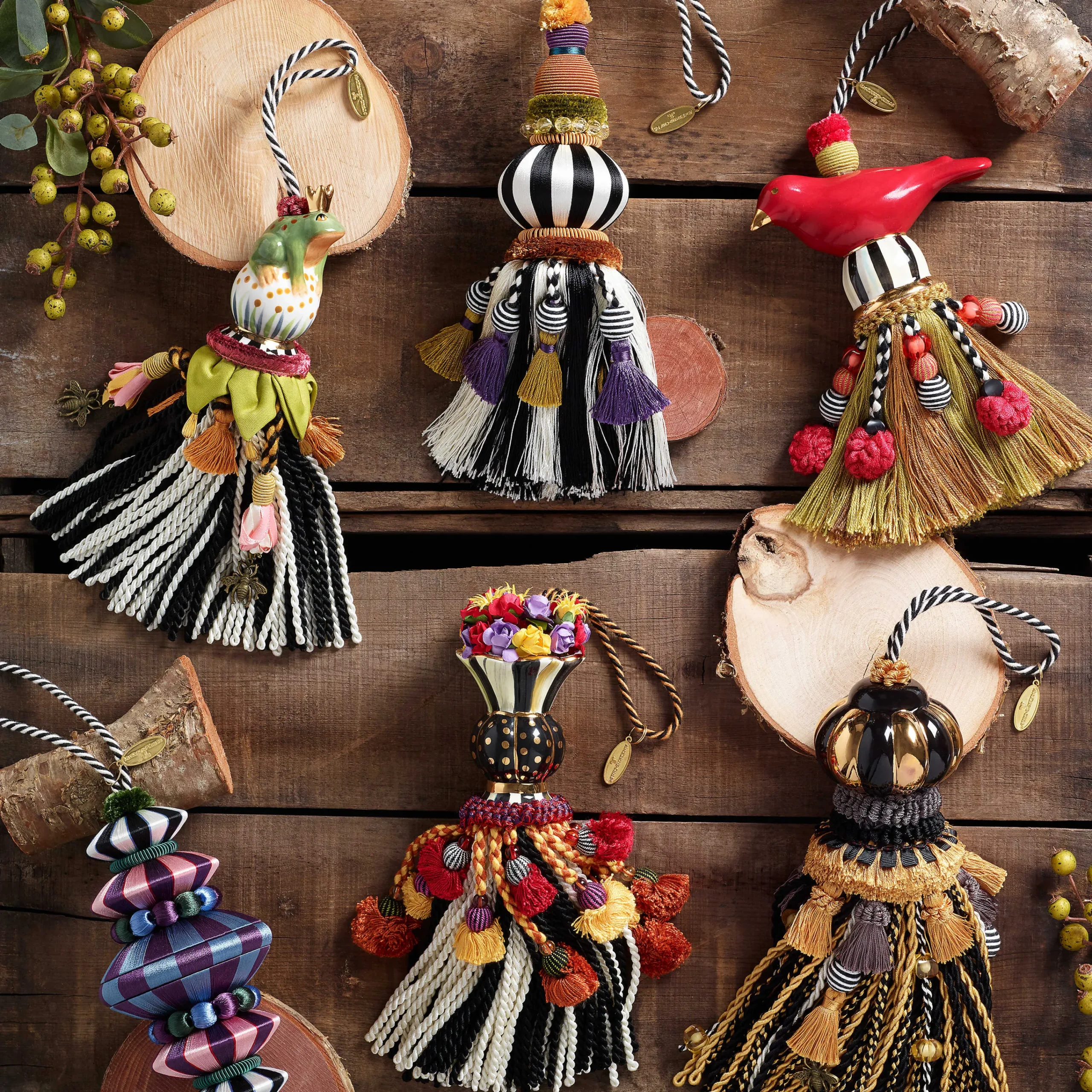 MacKenzie-Childs Frog Tassel* Room Accents