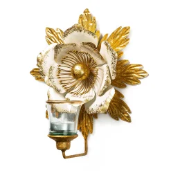 MacKenzie-Childs Golden Anemone Candle Sconce* Room Accents