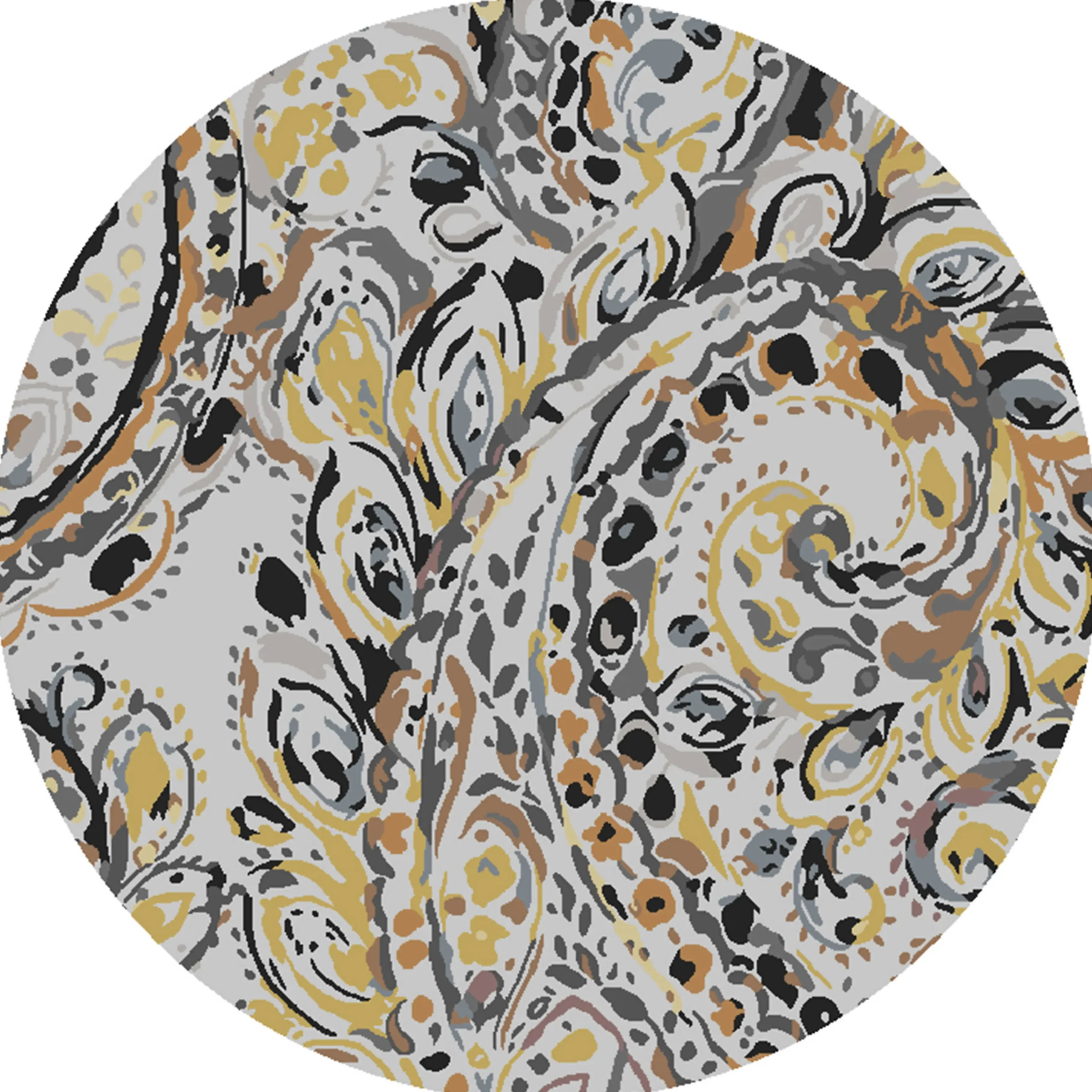 MacKenzie-Childs Golden Hour Rug - 6' Round* Rugs