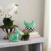 MacKenzie-Childs Green Chicken Lidded Container* Room Accents