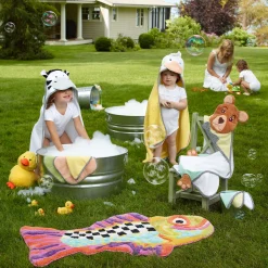 MacKenzie-Childs Happy Fish Bath Rug* Bed & Bath