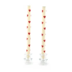 MacKenzie-Childs Heart Dinner Candles - Set Of 2* Candles & Fragrances