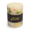 MacKenzie-Childs Holly Pillar Candle - 4"* Candles & Fragrances