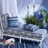 MacKenzie-Childs Indigo Villa Outdoor Chaise* Outdoor Furniture