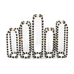 MacKenzie-Childs Interlocking Bud Vases - Set Of 5* Room Accents